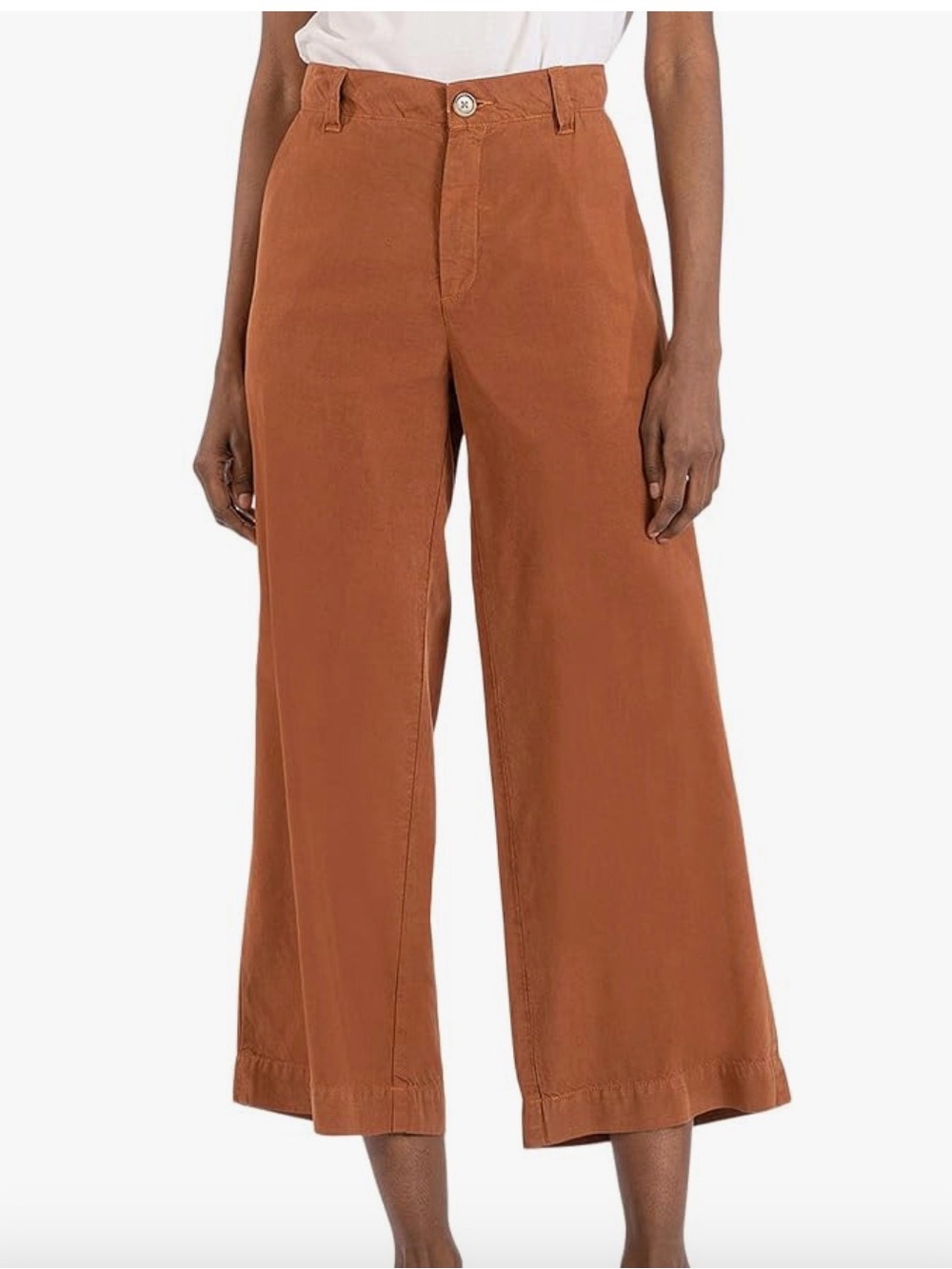 KUT from the Kloth Charlotte Crop Wide Leg Trousers, Size 10.